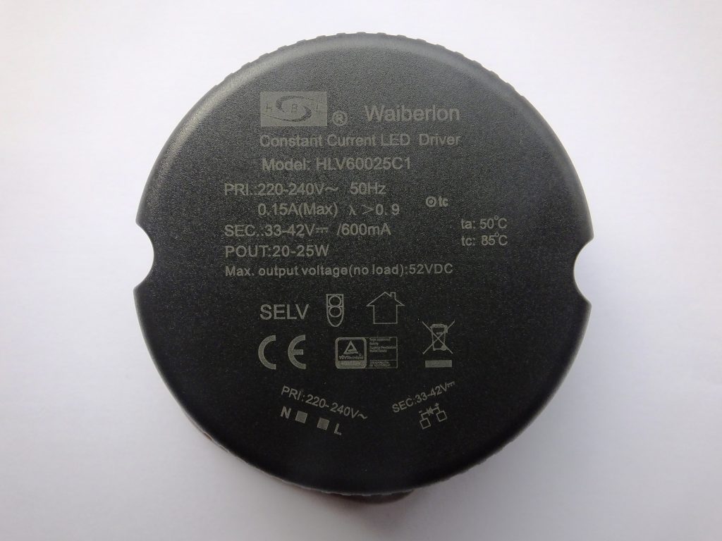 WAIBERLON HLV60025C1 CONSTANT CURRENT LED DRIVER SaveMyLight